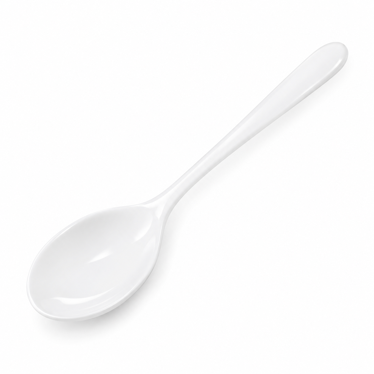 Cuillère en porcelaine blanche 15 cm cuillère de table classique