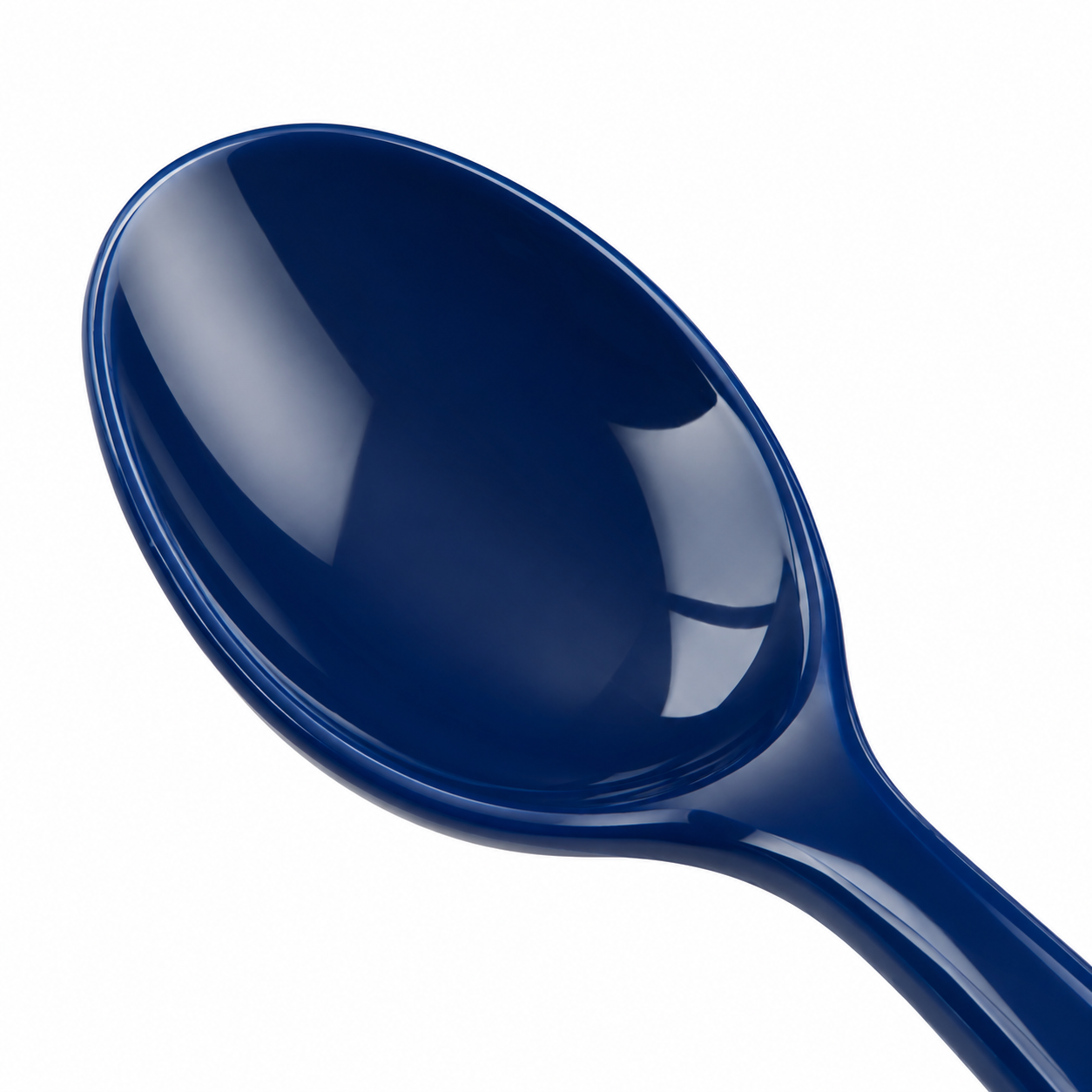 Cuillère facettée bleu profond NARSAGO 15 cm légère pour tous les jours