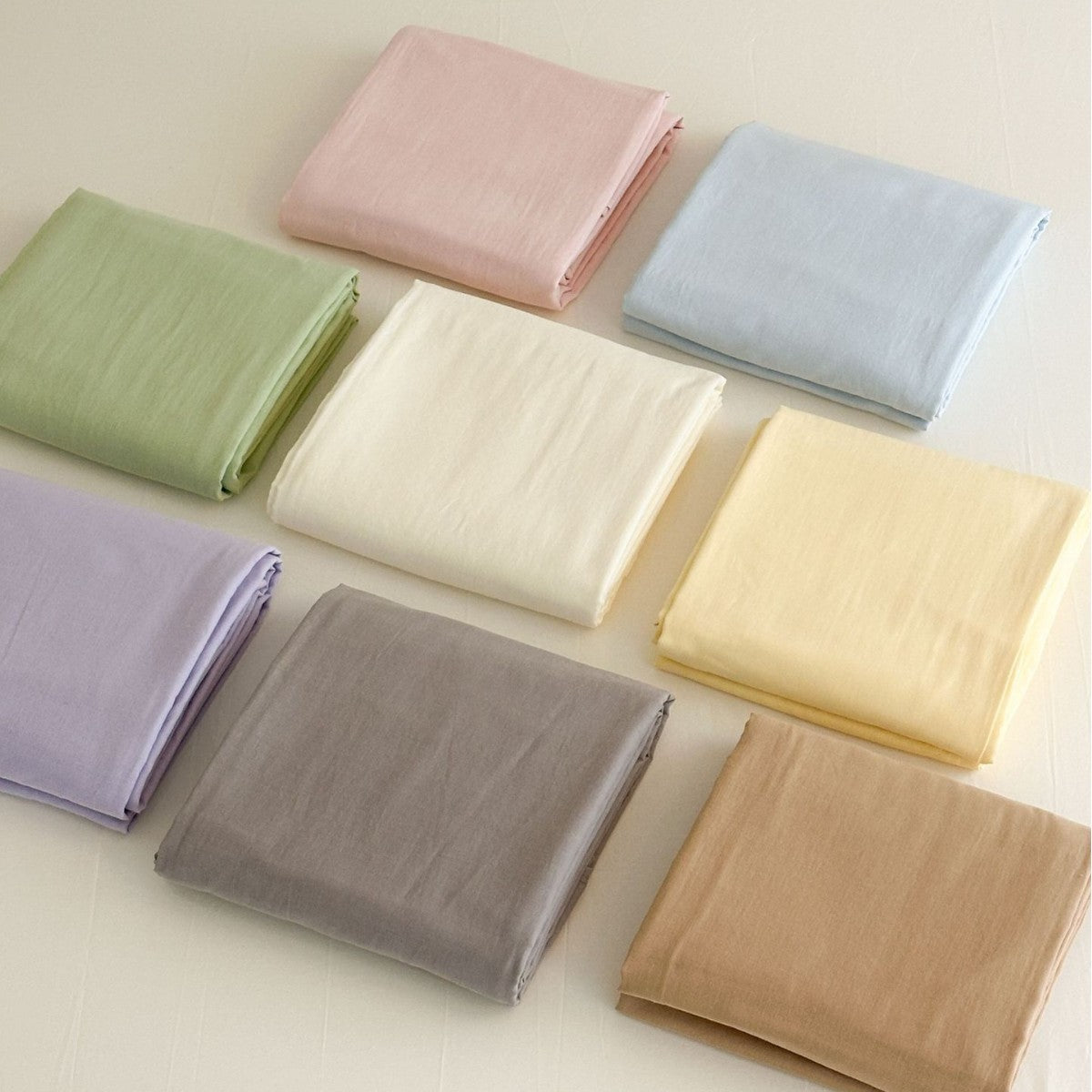 Drap de lit en coton-lin extra-doux de haute qualité