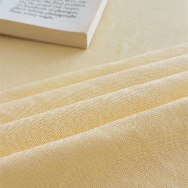Drap de lit en coton-lin extra-doux de haute qualité