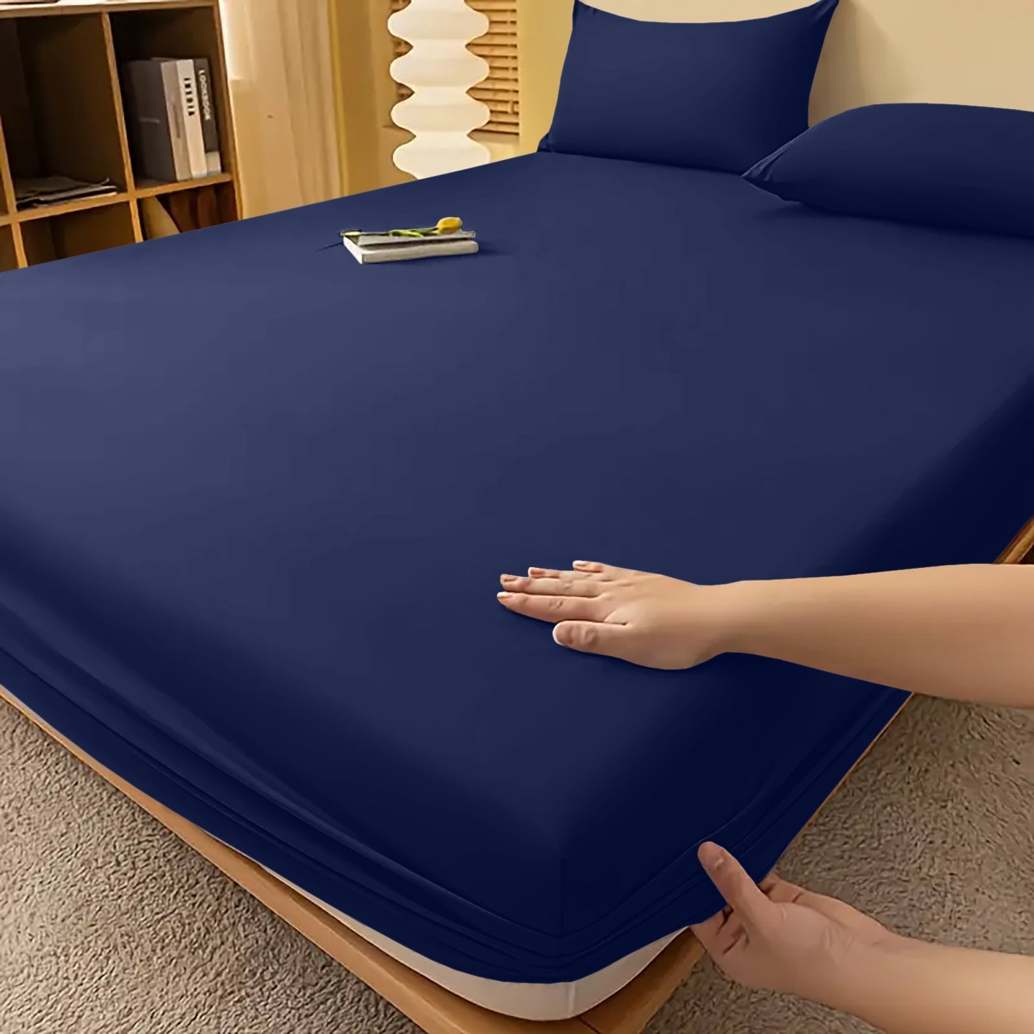 Drap-housse à bonnets profonds – Confort luxueux toutes saisons