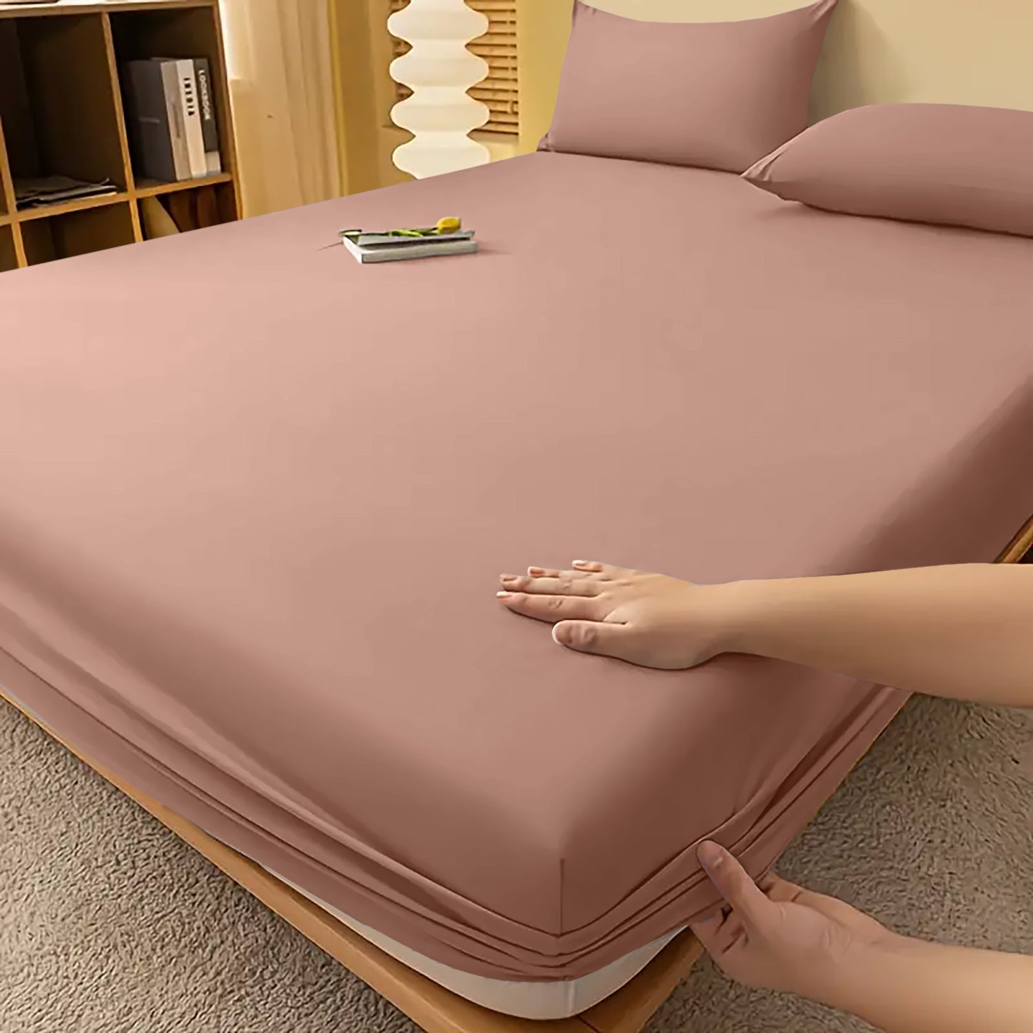 Drap-housse à bonnets profonds – Confort luxueux toutes saisons