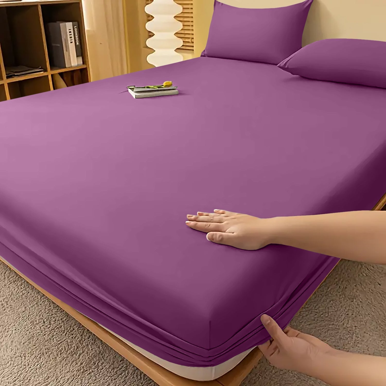 Drap-housse à bonnets profonds – Confort luxueux toutes saisons