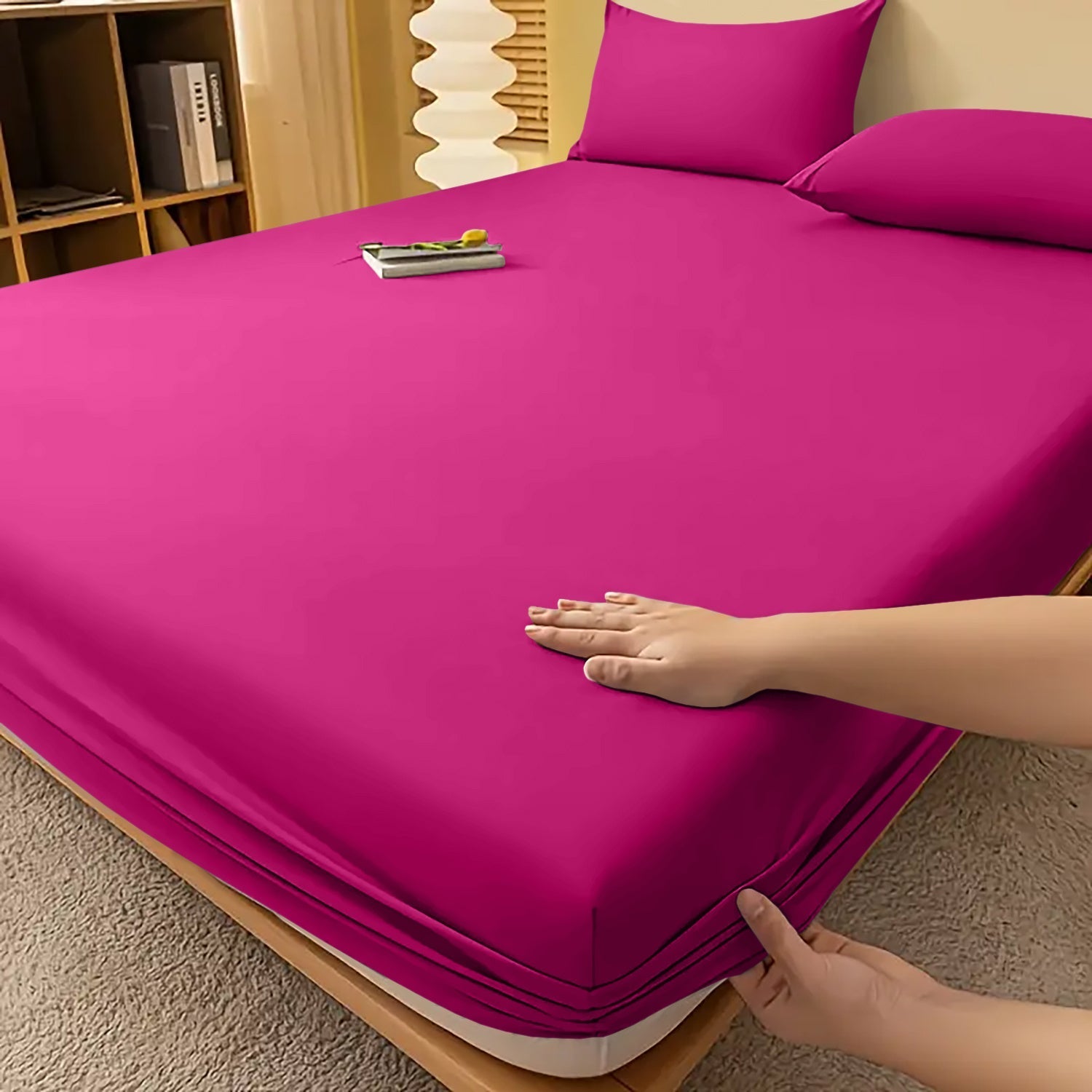 Drap-housse à bonnets profonds – Confort luxueux toutes saisons