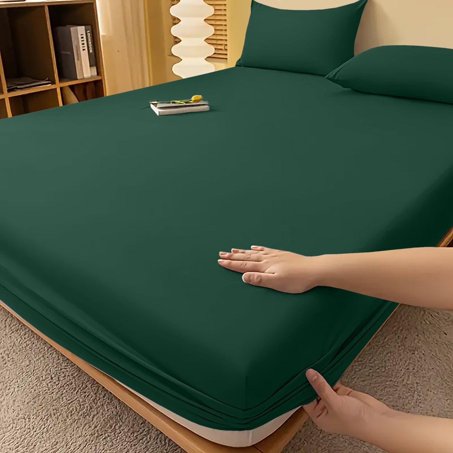 Drap-housse à bonnets profonds – Confort luxueux toutes saisons