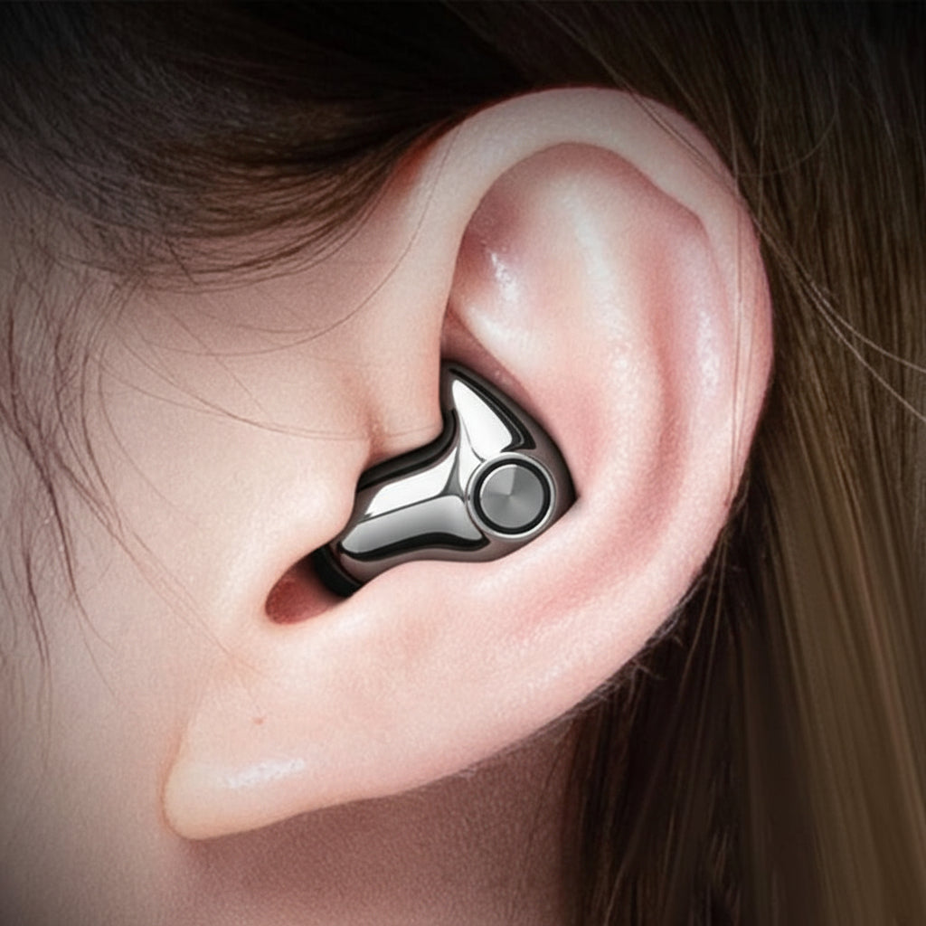 Écouteurs sans fil Bluetooth à réduction de bruit intra-auriculaires