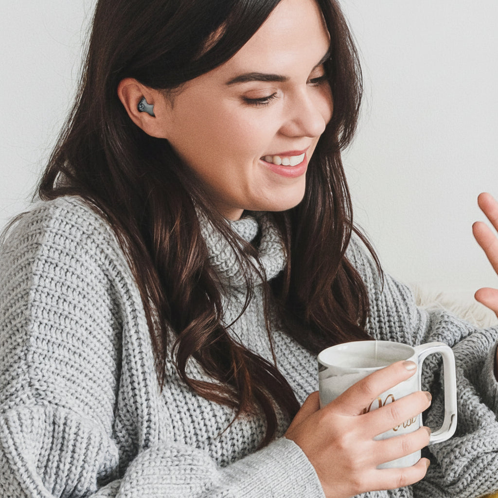 Écouteurs sans fil Bluetooth à réduction de bruit intra-auriculaires