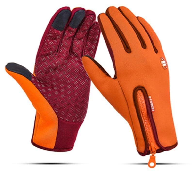 Gants thermiques imperméables coupe-vent avec bouts tactiles