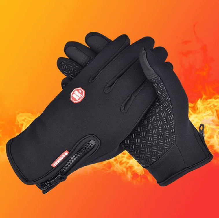 Gants thermiques imperméables coupe-vent avec bouts tactiles