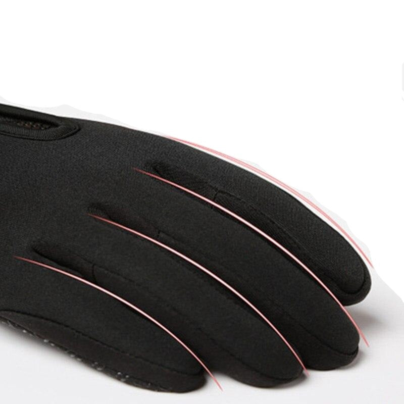 Gants thermiques imperméables coupe-vent avec bouts tactiles