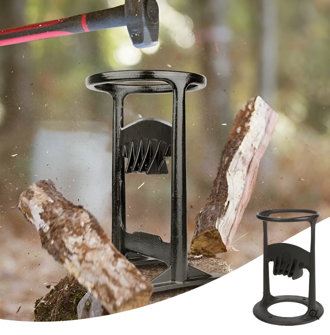 Hache de fendage robuste pour bois de chauffage