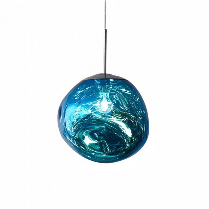 Jessamy | Suspension globe en acrylique moulée avec finition miroir pour salle à manger et cuisine