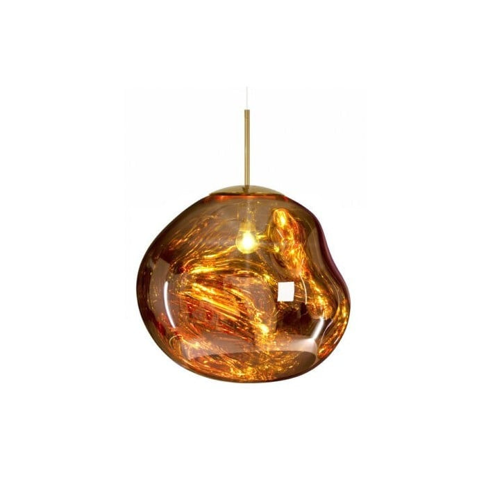 Jessamy | Suspension globe en acrylique moulée avec finition miroir pour salle à manger et cuisine