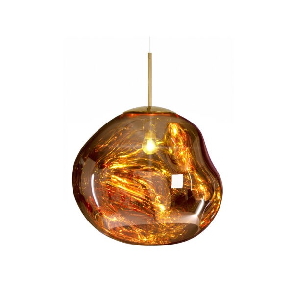 Jessamy | Suspension globe en acrylique moulée avec finition miroir pour salle à manger et cuisine