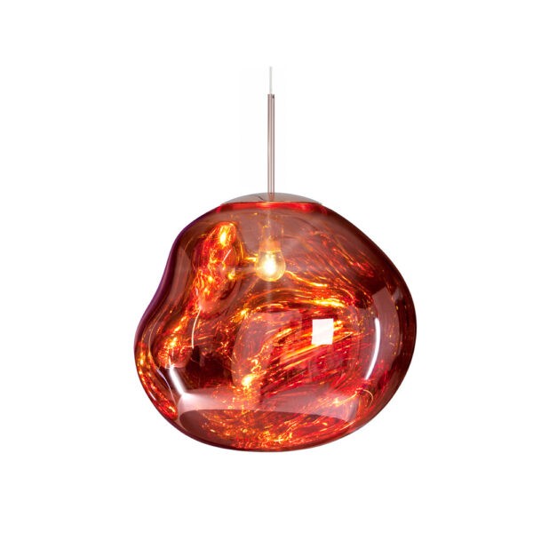 Jessamy | Suspension globe en acrylique moulée avec finition miroir pour salle à manger et cuisine