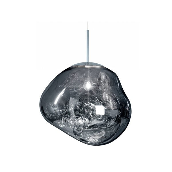 Jessamy | Suspension globe en acrylique moulée avec finition miroir pour salle à manger et cuisine