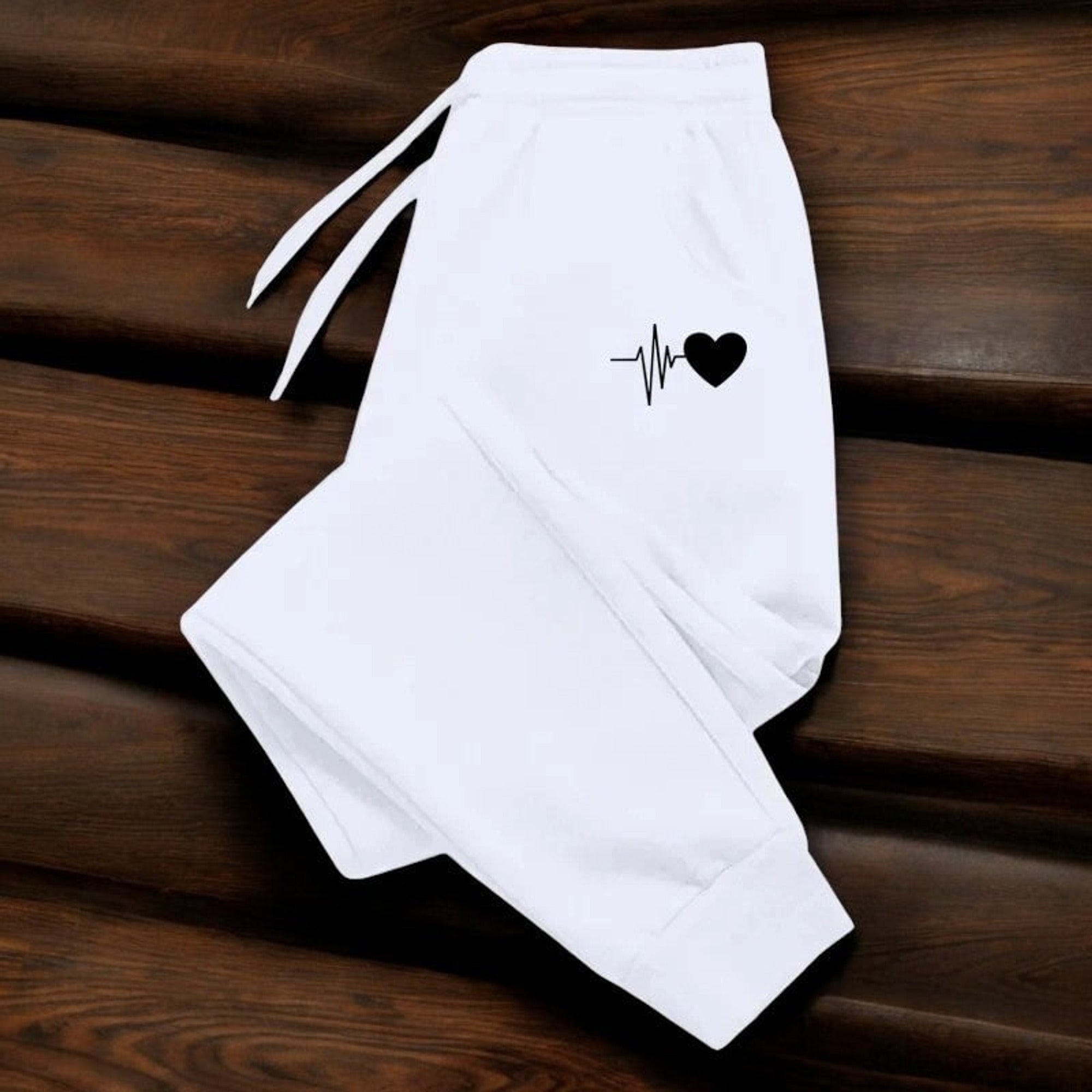 Jogging femme fitness avec taille ajustable à cordon et poches latérales