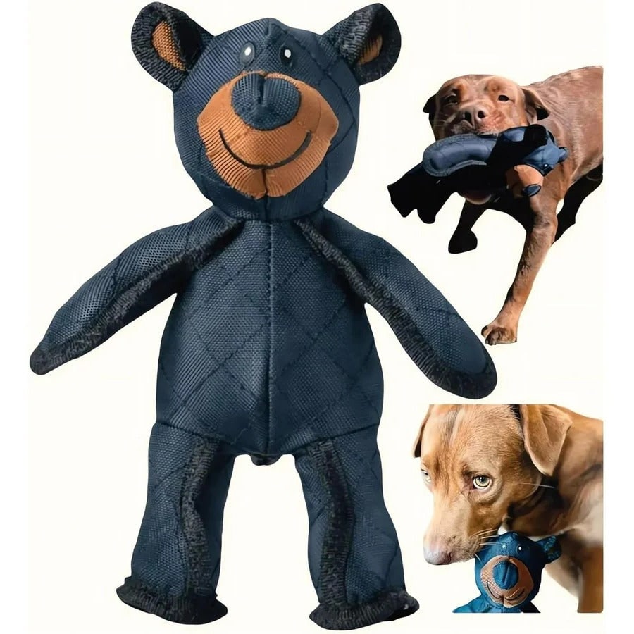 Jouet pour chien ultra-résistant pour mâcheurs puissants - Design ours renforcé