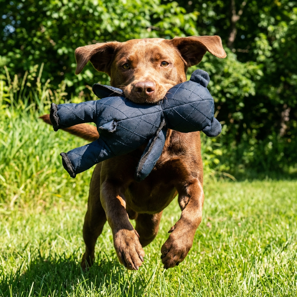 Jouet pour chien ultra-résistant pour mâcheurs puissants - Design ours renforcé