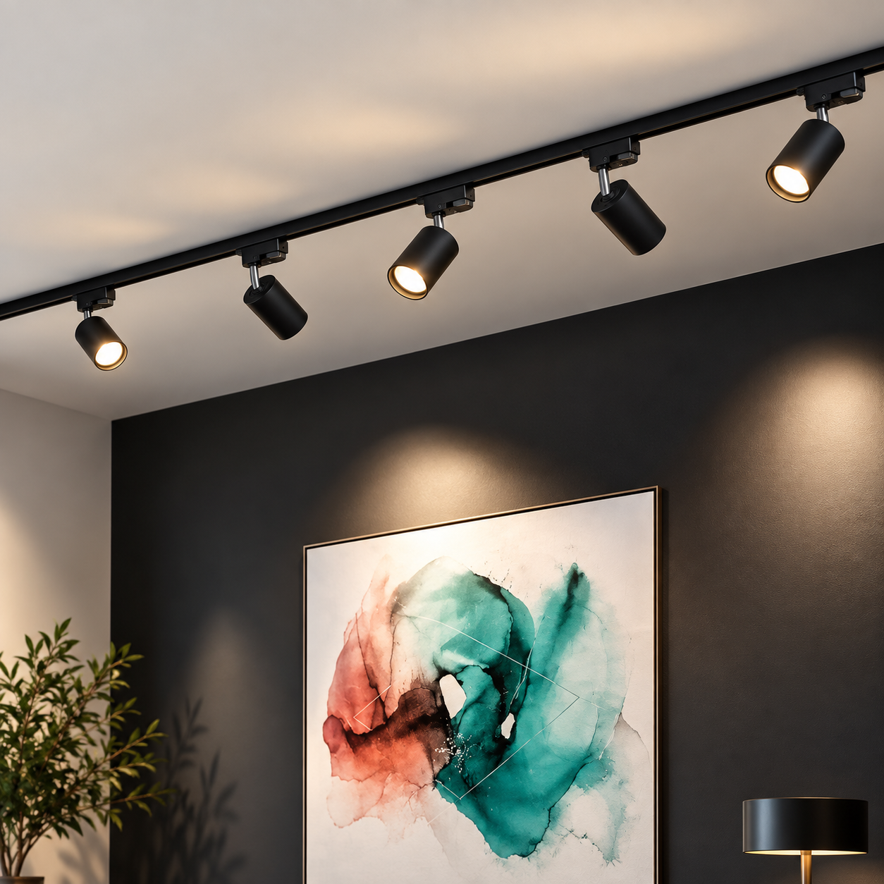 Kit d'éclairage sur rail LED tubulaire
