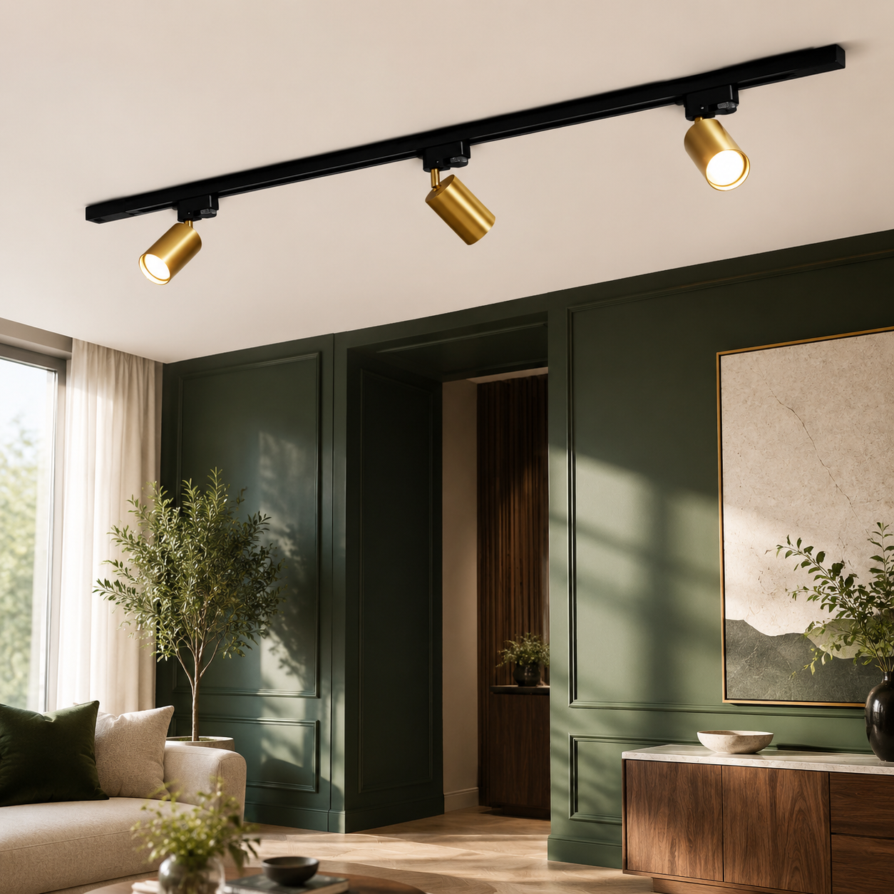 Kit d'éclairage sur rail LED tubulaire