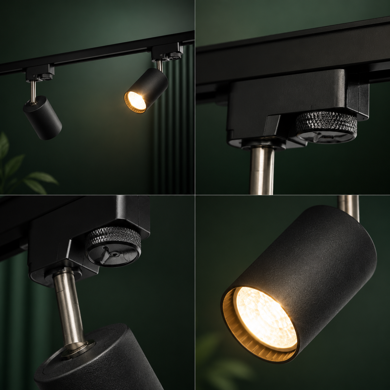 Kit d'éclairage sur rail LED tubulaire