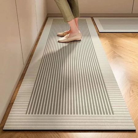 Koriva | Tapis de cuisine minimaliste antidérapant avec soutien confortable