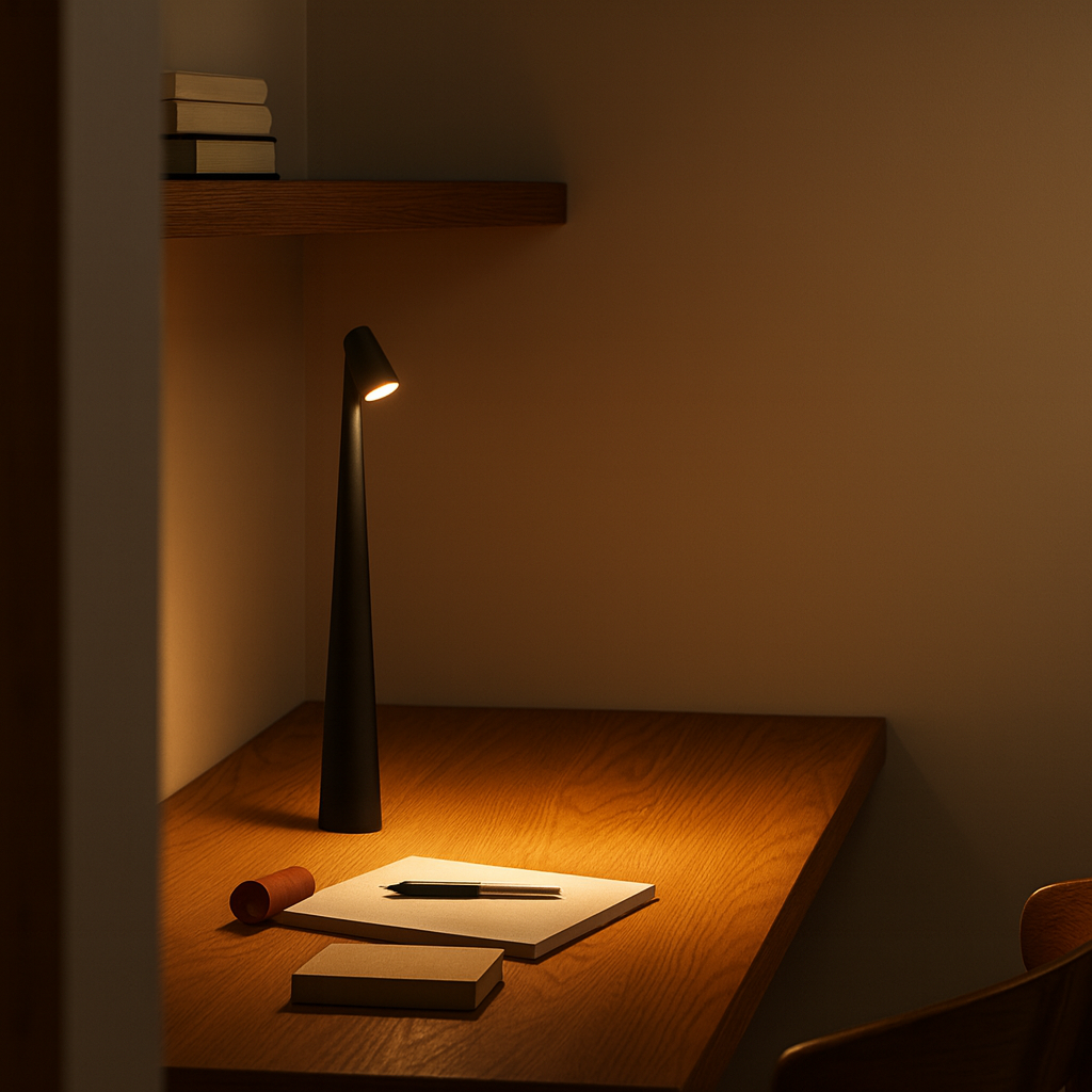 Lampe de table LED rechargeable sans fil avec variateur tactile