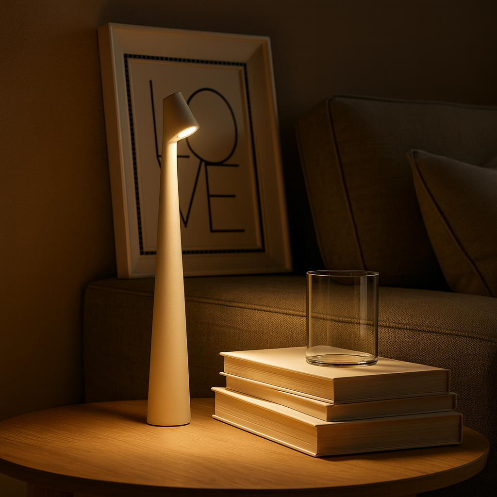 Lampe de table LED rechargeable sans fil avec variateur tactile