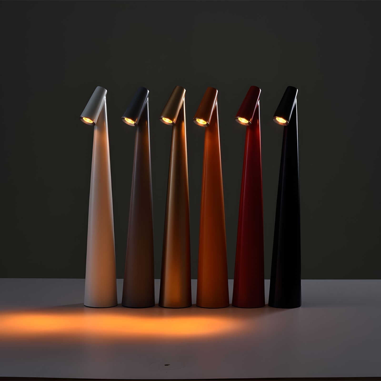 Lampe de table LED rechargeable sans fil avec variateur tactile