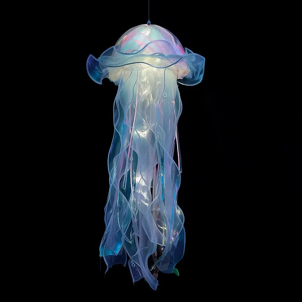 Lampe décorative méduse lumineuse – ambiance atmosphérique, LED et changement de couleur