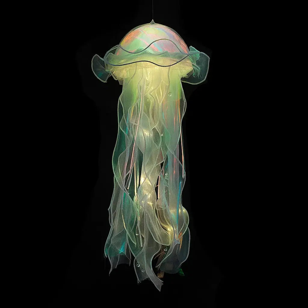 Lampe décorative méduse lumineuse – ambiance atmosphérique, LED et changement de couleur
