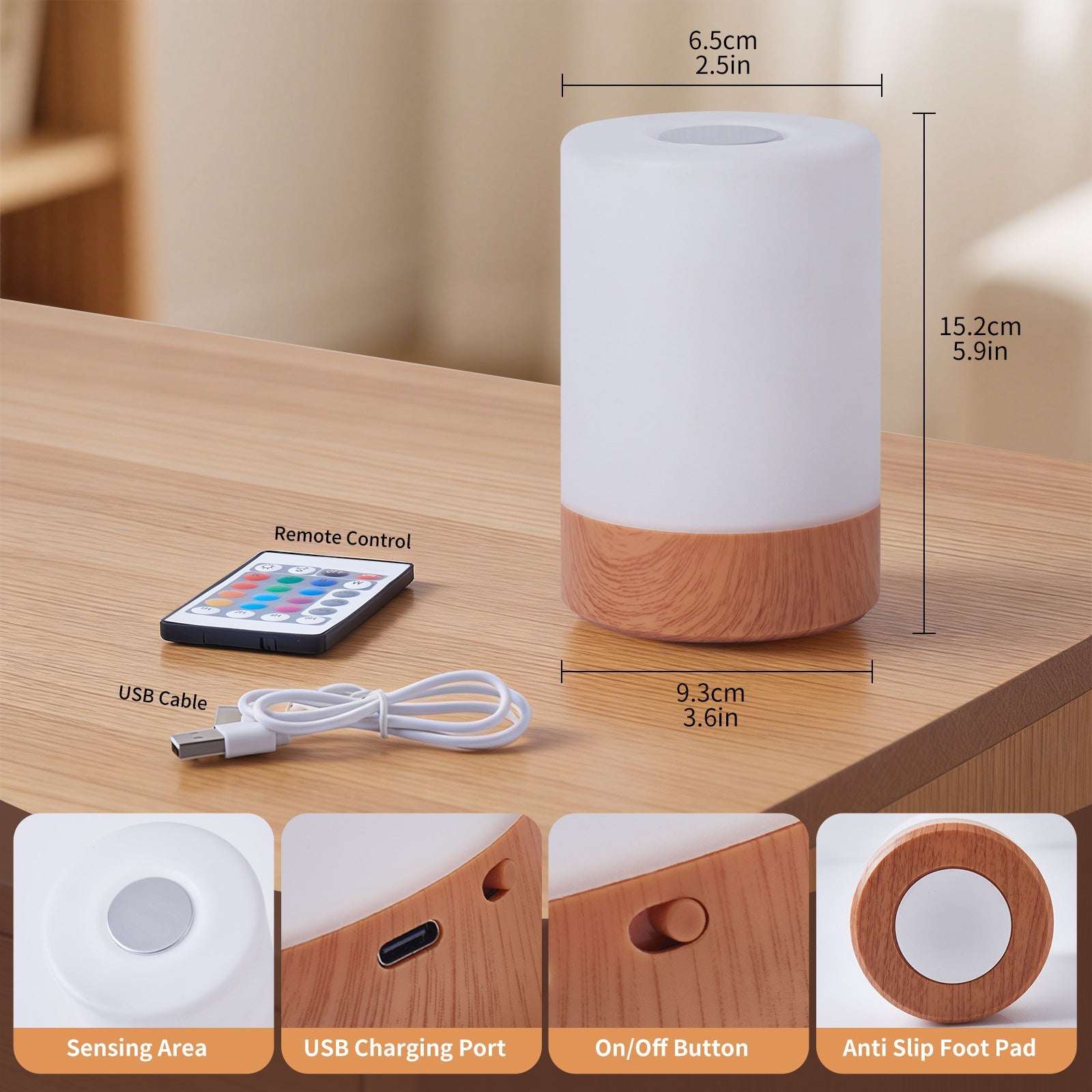 Lampe tactile intelligente