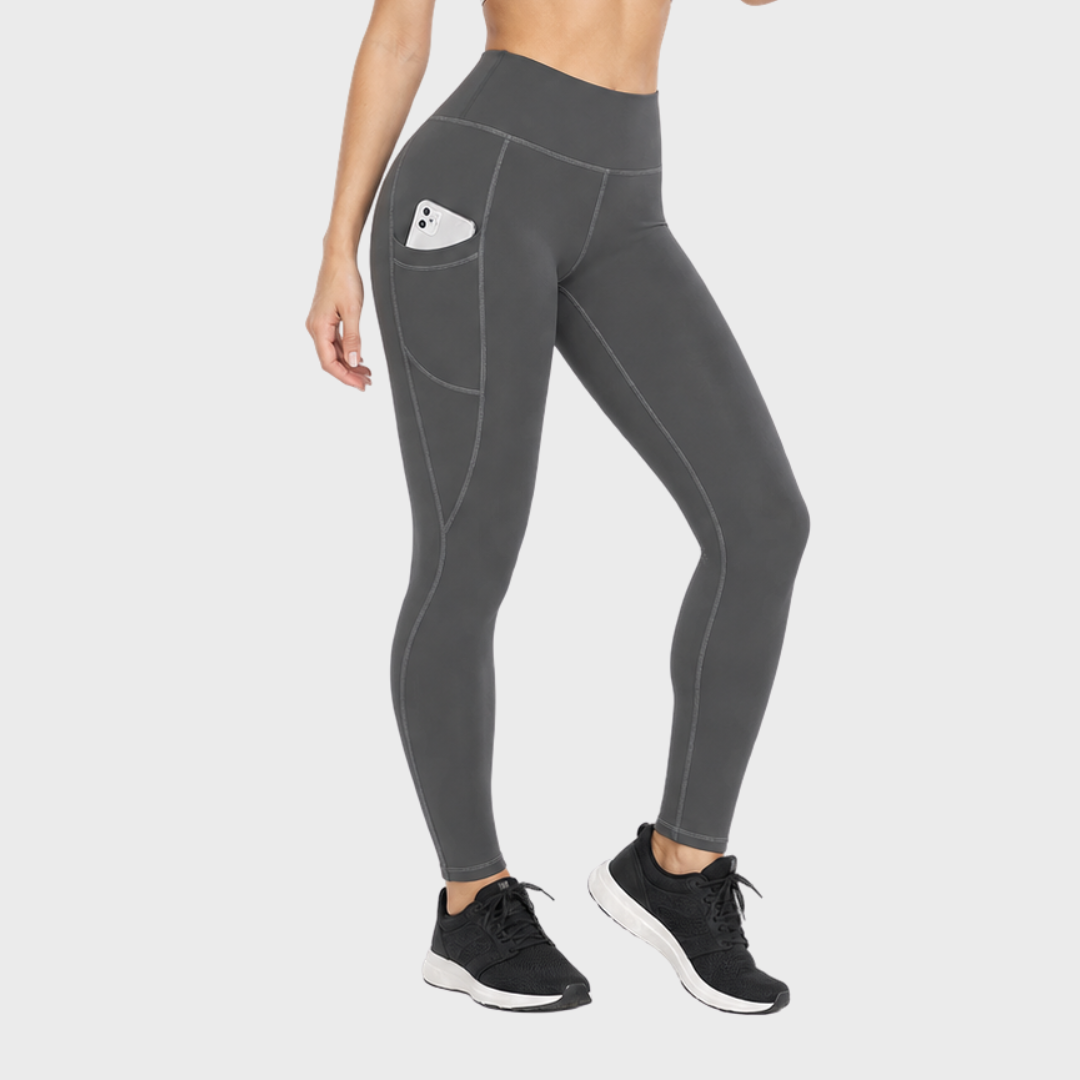 Legging thermique taille haute pour la marche