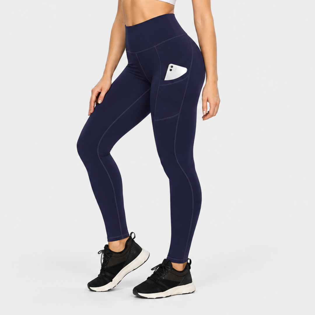 Legging thermique taille haute pour la marche