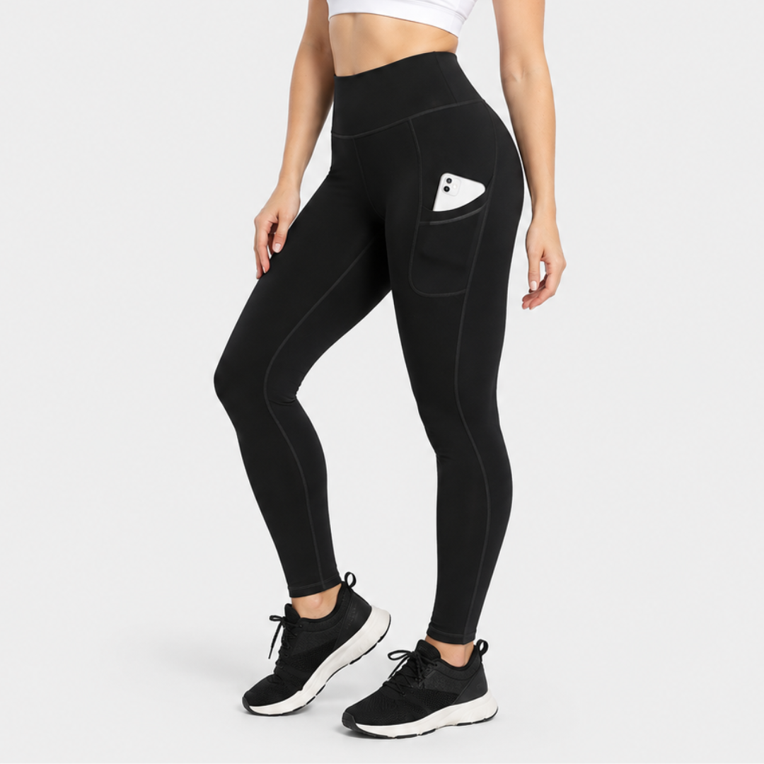 Legging thermique taille haute pour la marche