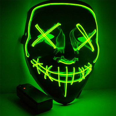Masque d'Halloween effrayant, masque d'horreur démon souriant en latex pour adultes, masque terrifiant pour fêtes et cos