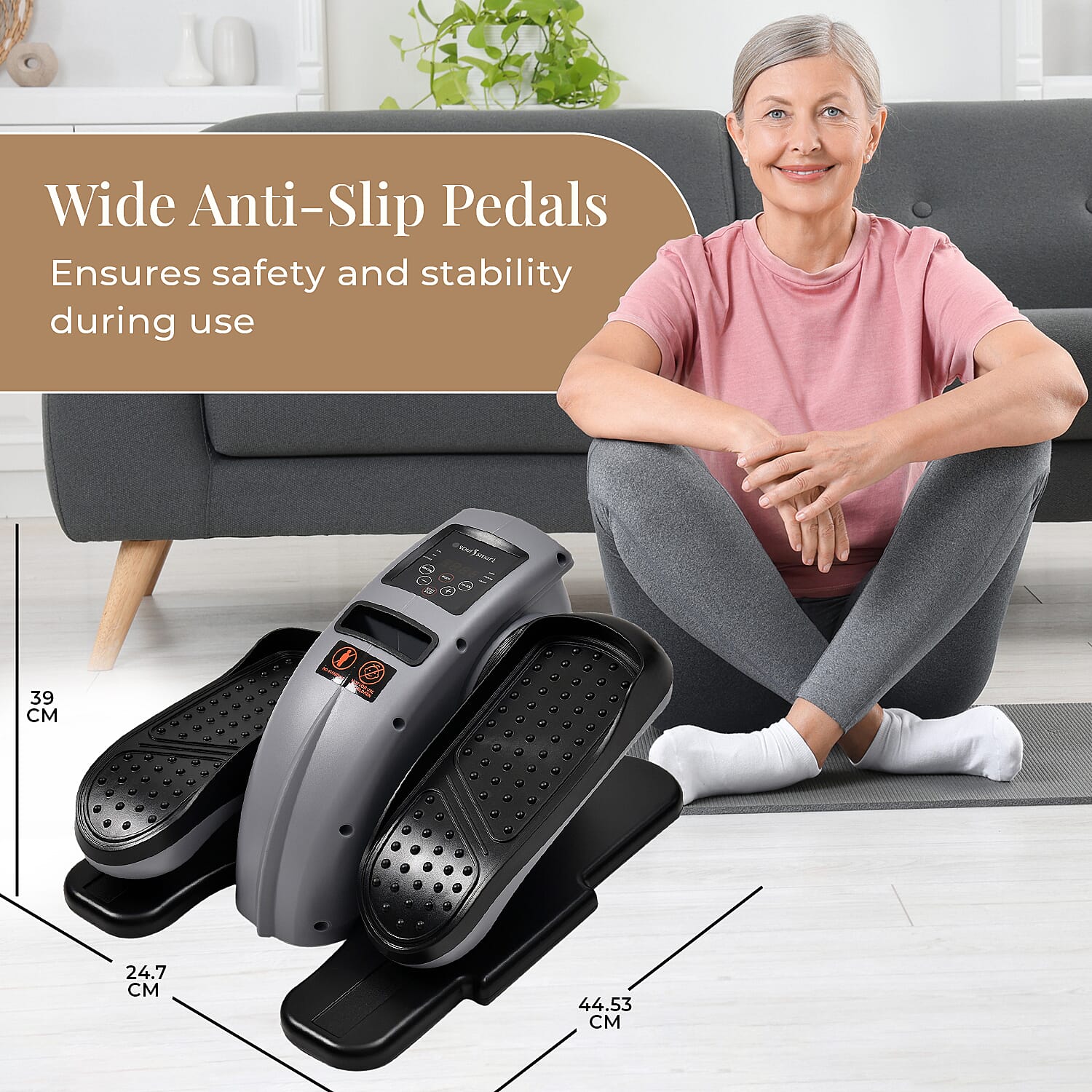 Mini vélo elliptique électrique pour jambes – exercice assis à domicile