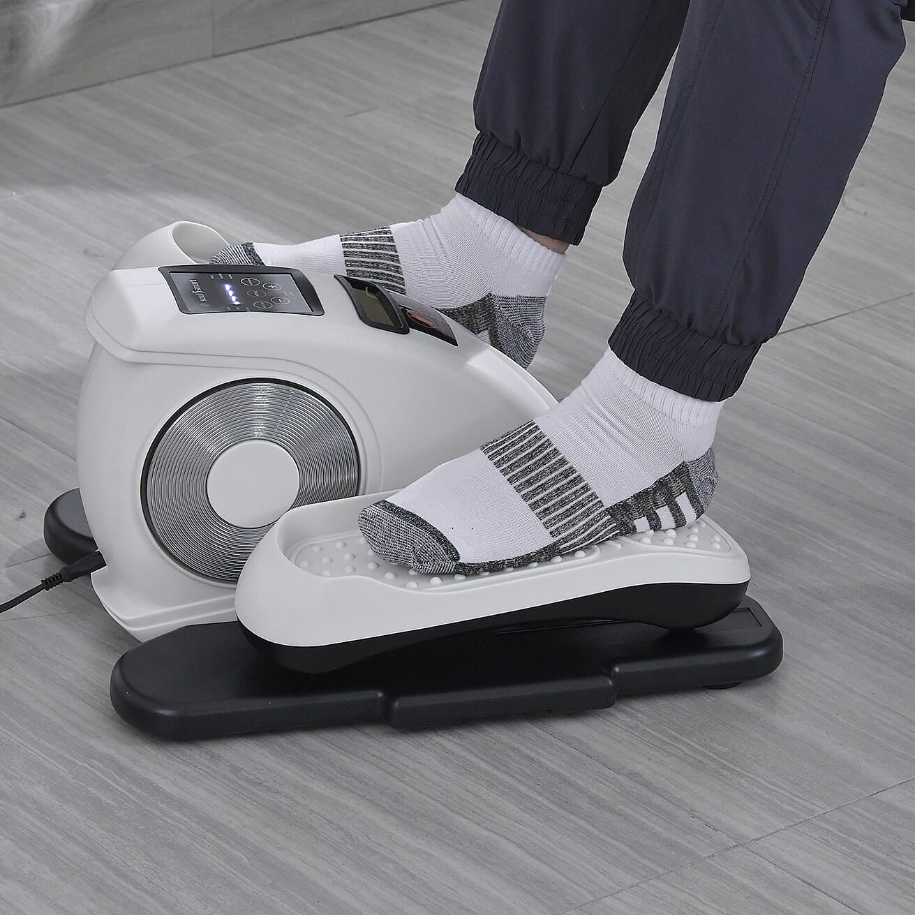 Mini vélo elliptique électrique pour jambes – exercice assis à domicile