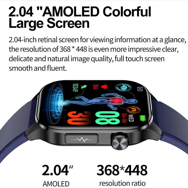 Montre connectée pour seniors avec gestion de la tension artérielle et de la glycémie