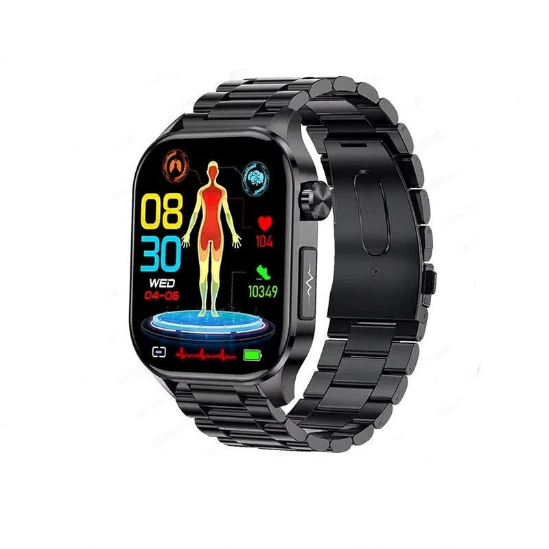 Montre connectée pour seniors avec gestion de la tension artérielle et de la glycémie