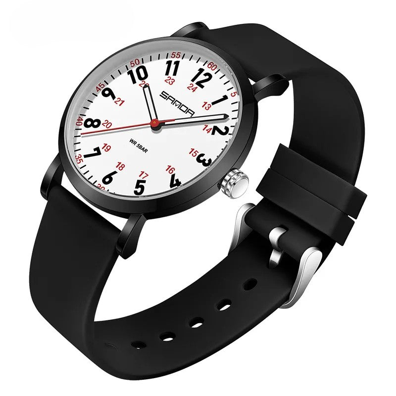 Montre étanche à lecture facile pour femmes professionnelles de santé