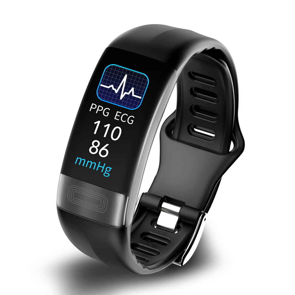 Montre tensiomètre au poignet approuvée FDA avec ECG, fréquence cardiaque, SpO2 et suivi du sommeil