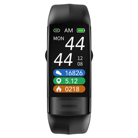 Montre tensiomètre au poignet approuvée FDA avec ECG, fréquence cardiaque, SpO2 et suivi du sommeil