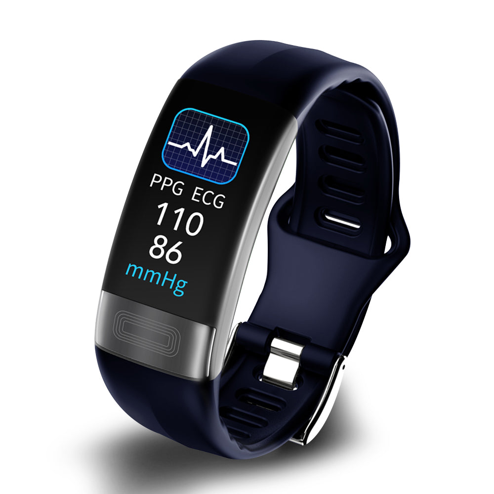 Montre tensiomètre au poignet approuvée FDA avec ECG, fréquence cardiaque, SpO2 et suivi du sommeil