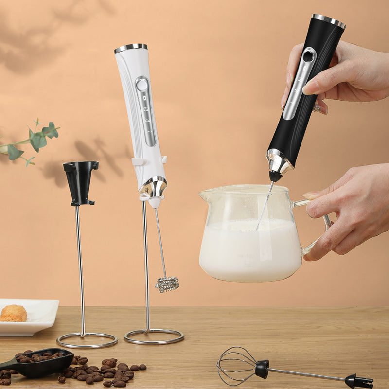 Mousseur à lait électrique, USB-C, multifonctions