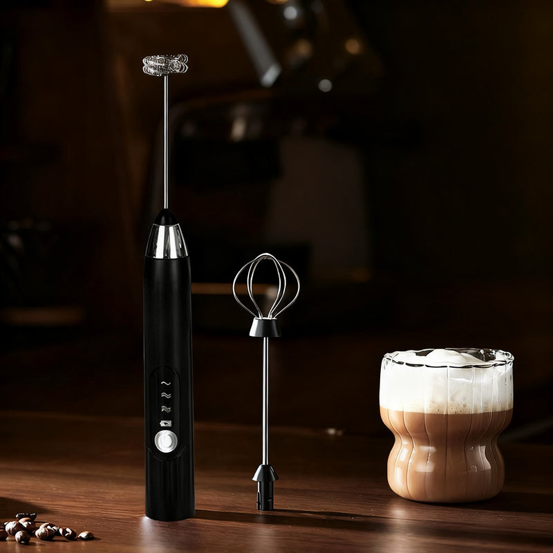 Mousseur à lait électrique, USB-C, multifonctions