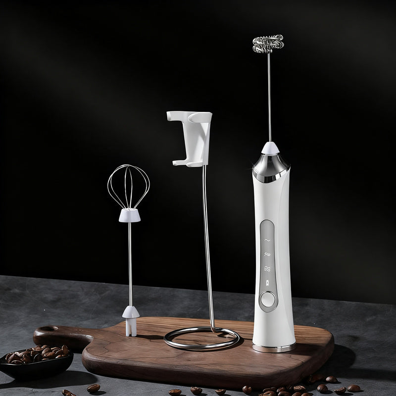 Mousseur à lait électrique, USB-C, multifonctions