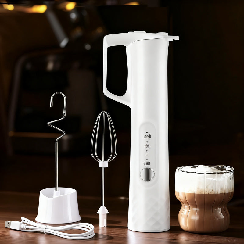 Mousseur à lait électrique, USB-C, multifonctions