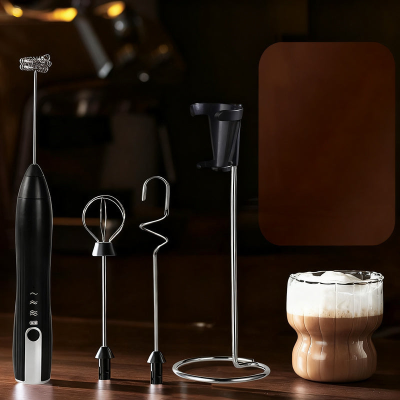 Mousseur à lait électrique, USB-C, multifonctions